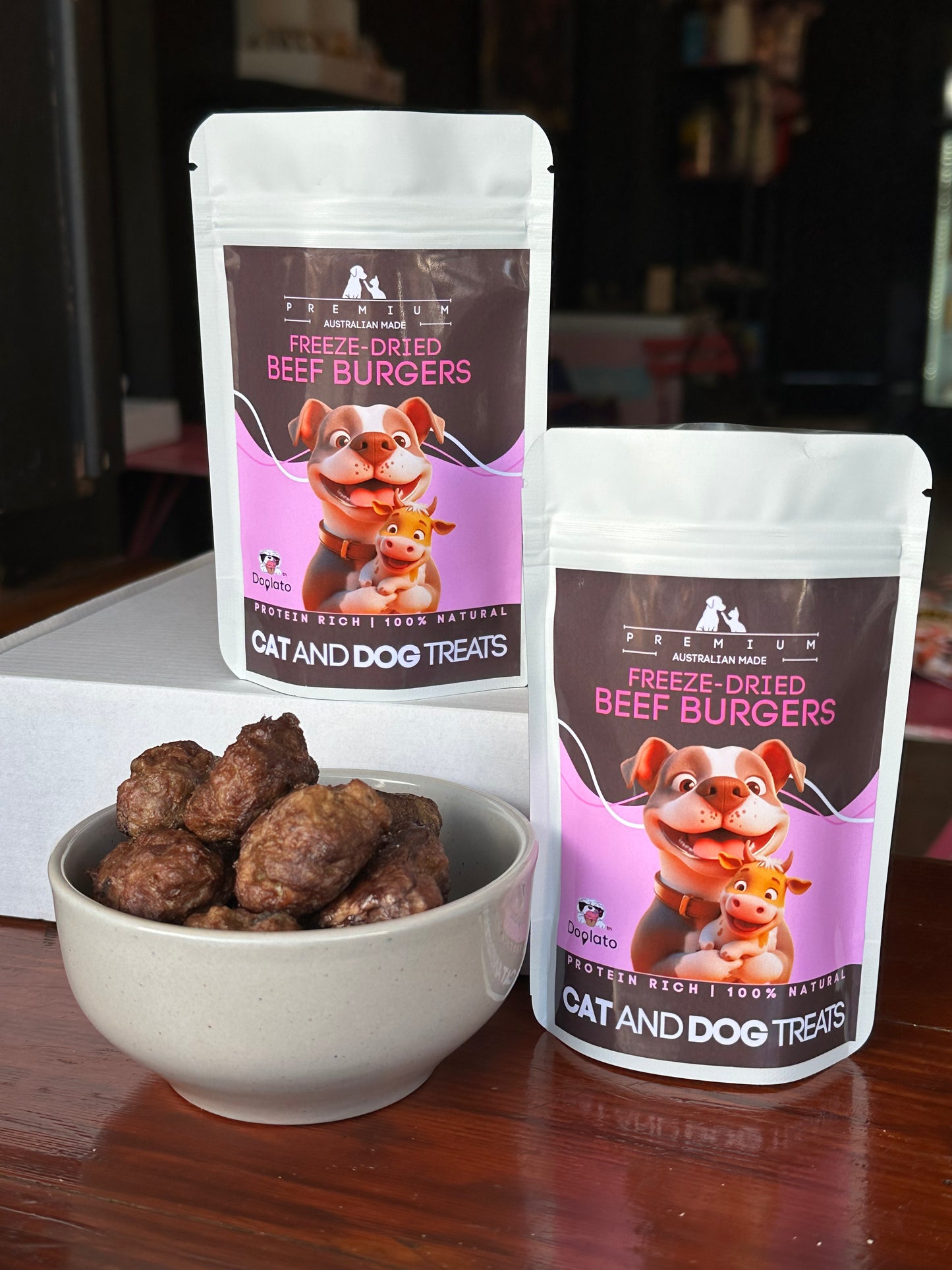 Freeze-Dried Beef Burgers