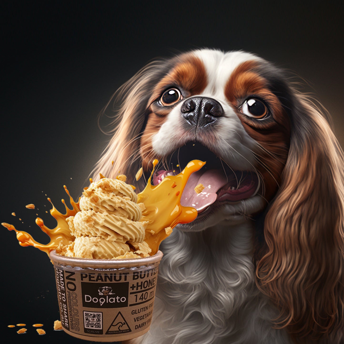 24 Peanut butter  honey Gelato