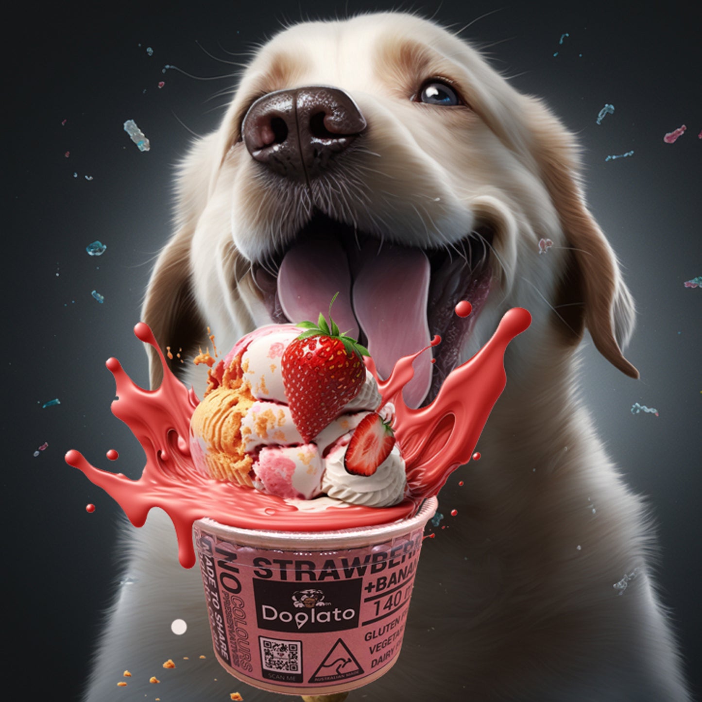 24 x Strawberry + Banana Gelato