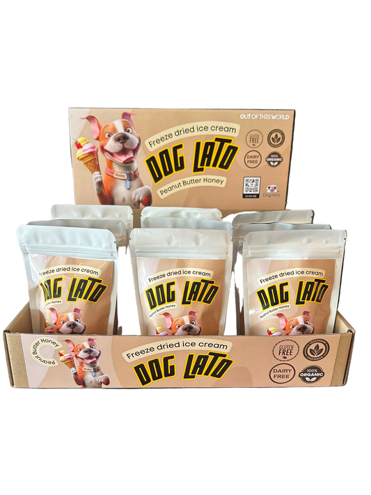Peanut Butter & Honey Freeze-Dried Ice Cream pack of 12