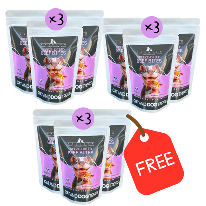 Freeze-Dried Beef Bite, BUY 2 GET ONE FREE