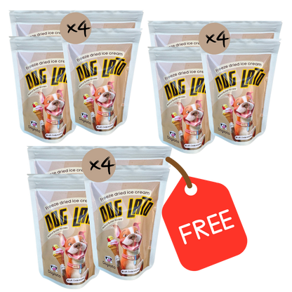 Peanut Butter & Honey Freeze-Dried Ice Cream pack of 4, BUY 2 GET ONE FREE