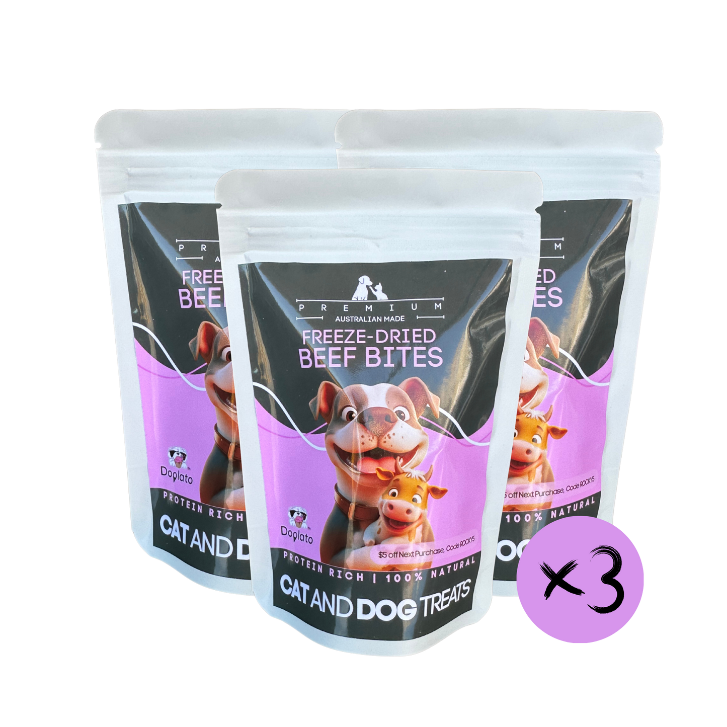 Freeze-Dried Beef Bite