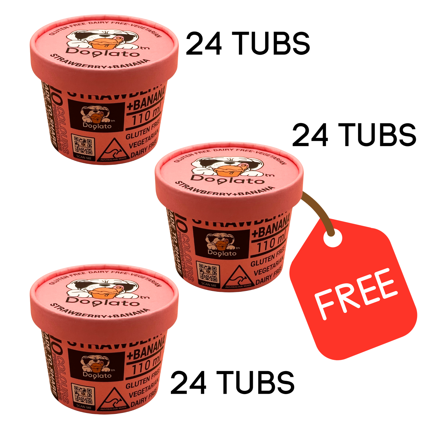 BUY 48 x Strawberry Gelato GET 24 FREE