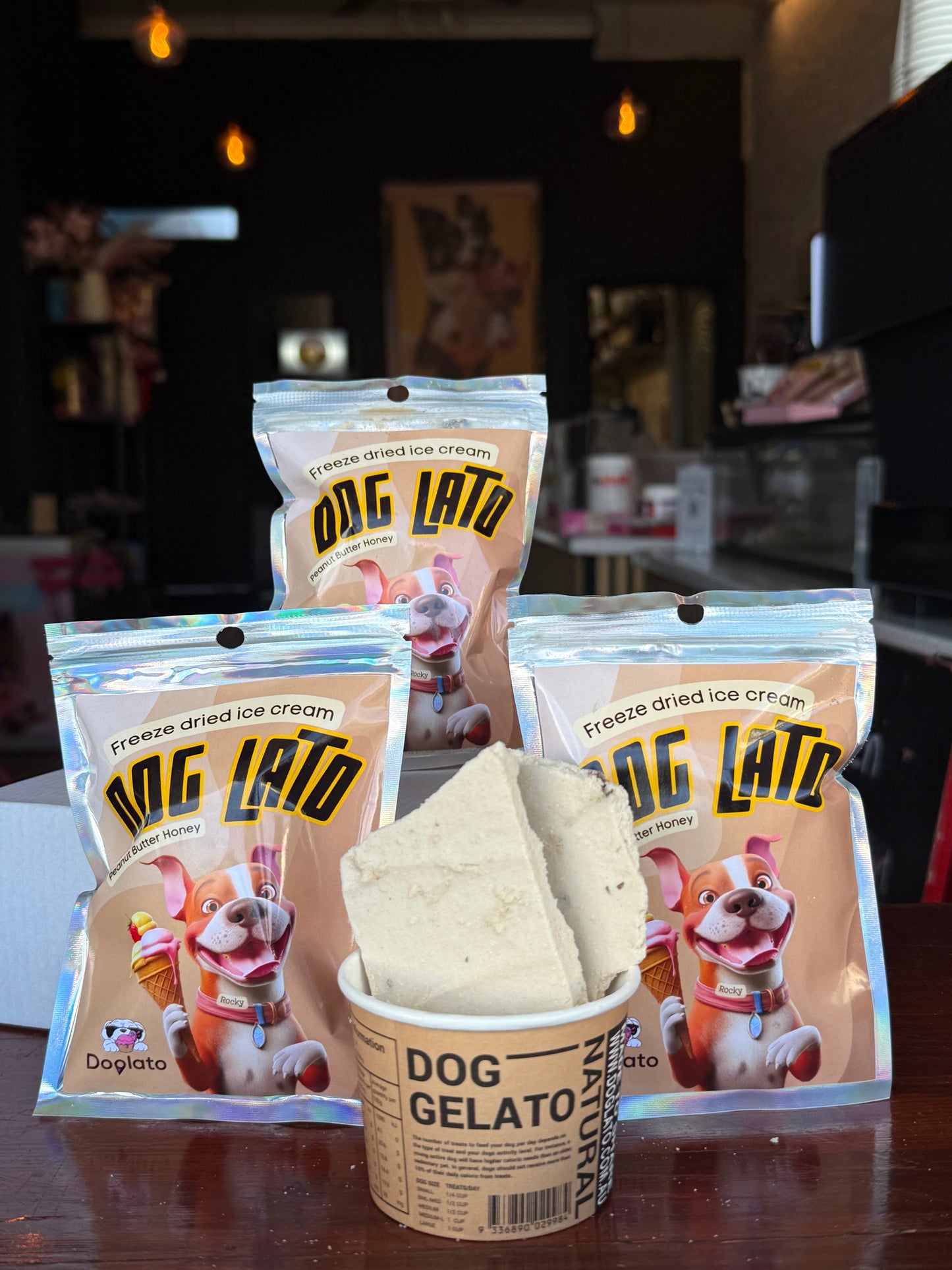 Peanut Butter & Honey Freeze-Dried Ice Cream