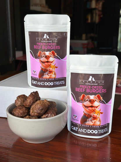 Freeze-Dried Beef Burgers