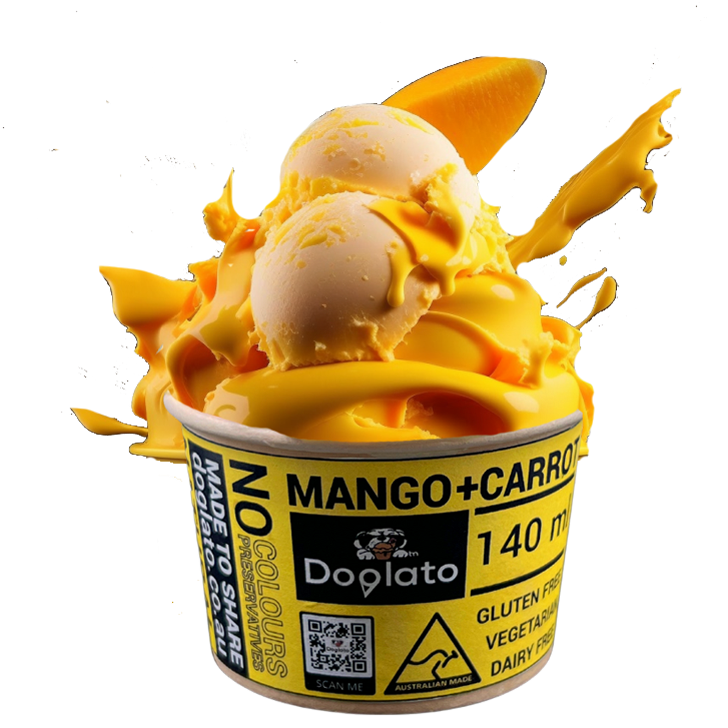 24 x Mango + Carrot Gelato
