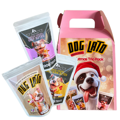 Gifbox, Beef bites, chicken bites, and Peanut butter honey